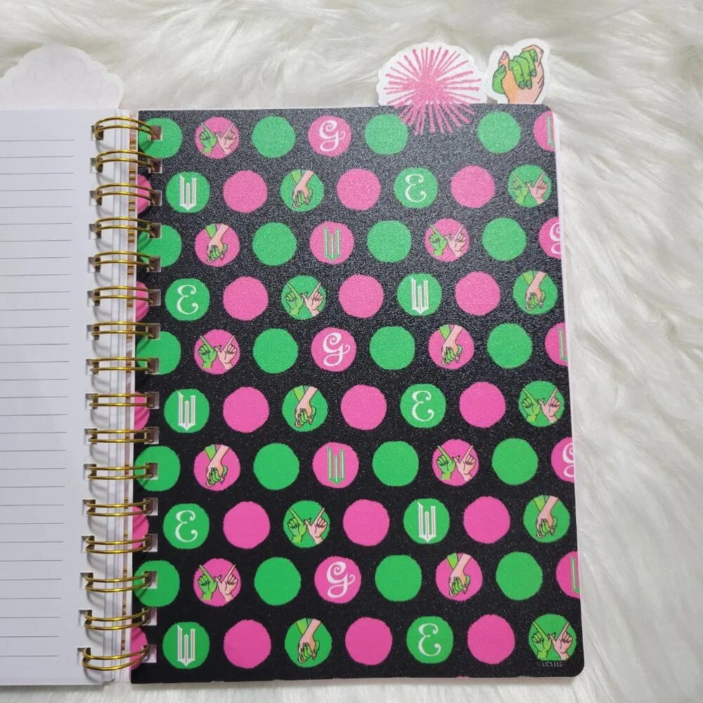 Wicked Glinda Tabbed Spiral Notebook